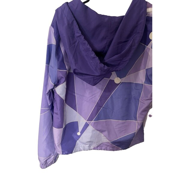 Disney Jacket Womens Medium Purple Magic Kingdom Tomorrowland Full Zip Coat - Picture 8 of 16